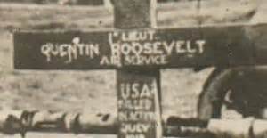 Roosevelt, Quentin - WW2 Gravestone