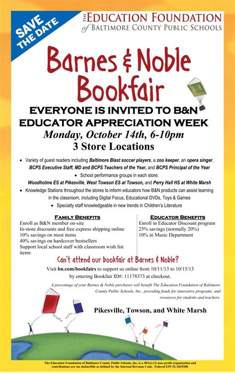 The Education Foundation and Barnes & Noble Host Book Fairs - Education ...