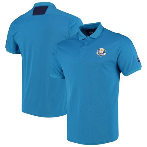 The 2020 Ryder Cup European Fanwear Iconic Fan Polo - Blue