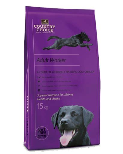 GELERT Country Choice Working Dog 15kg - Dry Food - Mole Avon