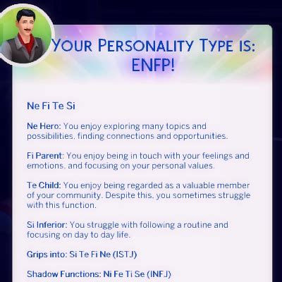 Install MBTI Personalities - The Sims 4 Mods - CurseForge