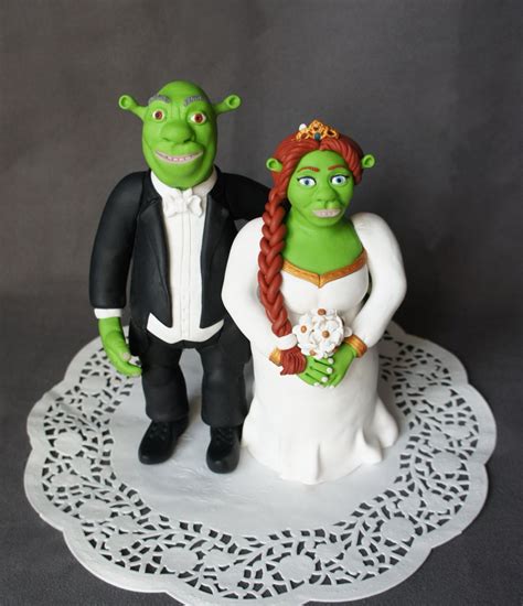 Unique cake topper Shrek Wedding Cake Topper Shrek Funny cake