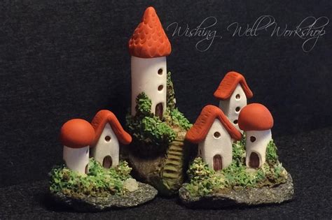 Polymer Clay Miniature Village by missfinearts on DeviantArt