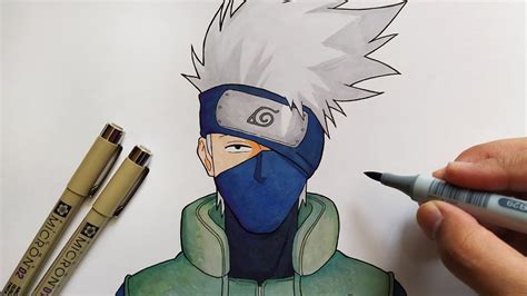 Kakashi Hatake Drawing Easy Step By Step ~ Skandalös Gasförmig Bedingt Kakashi Mask Tutorial ...