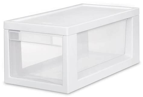 Sterilite Narrow Modular Drawers- White (Available in Case of 6 or ...