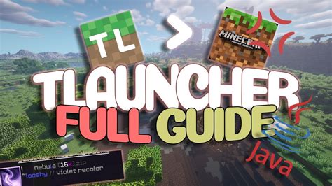 TLAUNCHER FULL GUIDE (SHADERS, TEXTURE PACKS, HOW TO DOWNLOAD AND MORE!) - YouTube