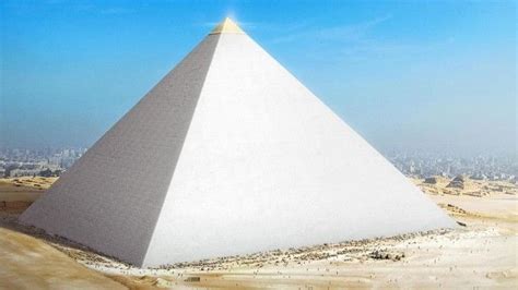 What did the ancient Egyptian pyramids look like when they were built? - Pedfire