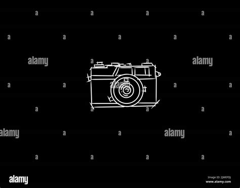 aesthetic camera vector sketch Stock Photo - Alamy