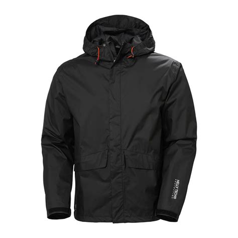 Helly Hansen Manchester Rain Jacket - Black - SportWorks