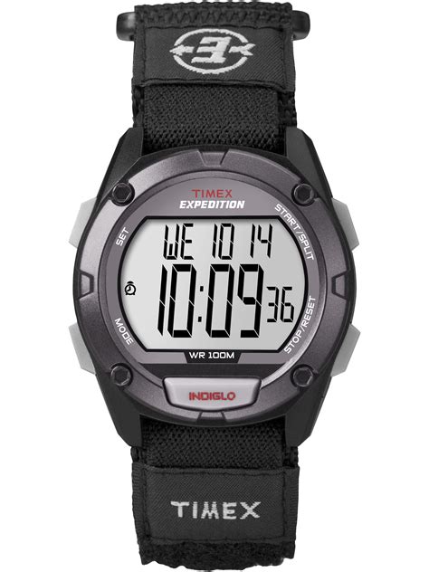 Timex - Men's Expedition Digital CAT Watch, Black Fast Wrap Strap - Walmart.com - Walmart.com