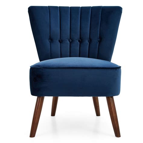 Velvet Cocktail Chair - Midnight Blue | LONDON PROP HIRE