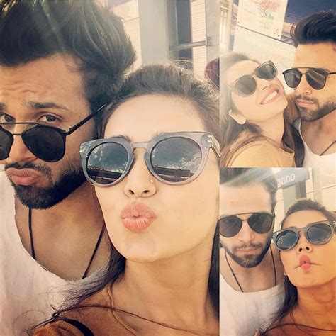 PIX: TV couple Asha Negi, Ritvik Dhanjani holiday in Switzerland - Rediff.com Movies