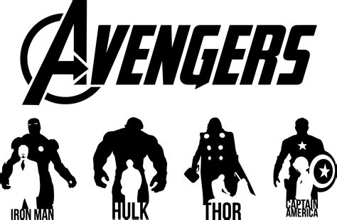 Avengers svg Marvel svg Superheroes svg Hulk svg Avengers | Etsy in 2021 | Superhero silhouette ...
