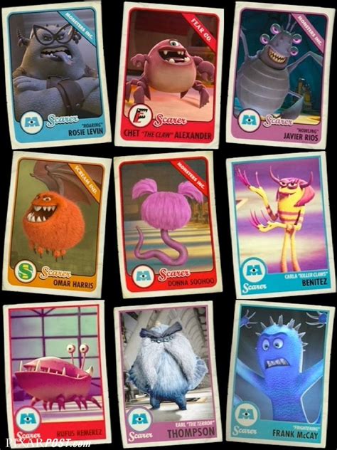 Pixar Post - For The Latest Pixar News: Monsters University Scare Cards - The Complete Guide ...