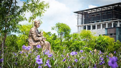 Monument of Prince Mahidol Adulyadej at Mahidol University , Thailand. Stock Photo | Adobe Stock