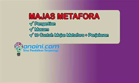 Contoh majas metafora dalam bahasa inggris 2021