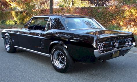 Raven Black 1967 Ford Mustang Hardtop