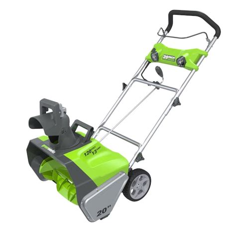 Greenworks 13-Amp 20-in Corded Electric Snow Blower in the Corded Electric Snow Blowers ...