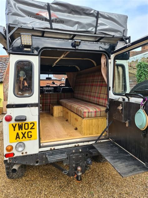 Land Rover Defender 110 Camper Conversion w Rooftent | Quirky Campers