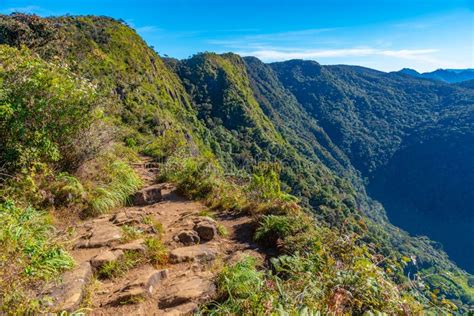 World S End Viewpoint at Horton Plains National Park at Sri Lank Stock ...