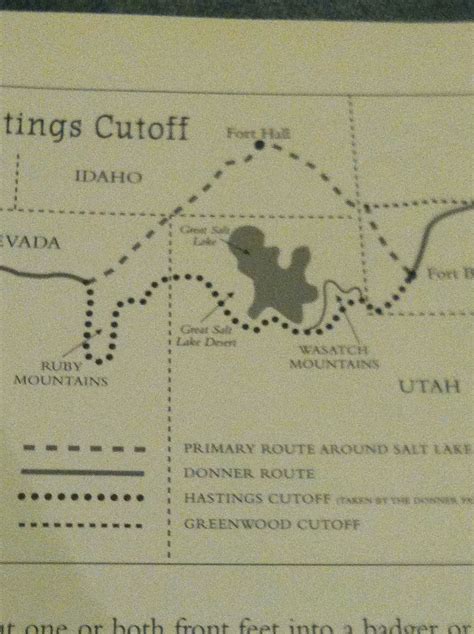 Donner Party Camp Map