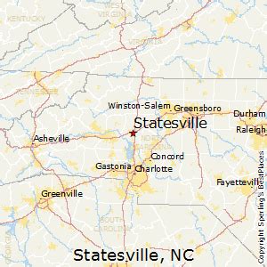 Statesville North Carolina Map - Sammy Coraline