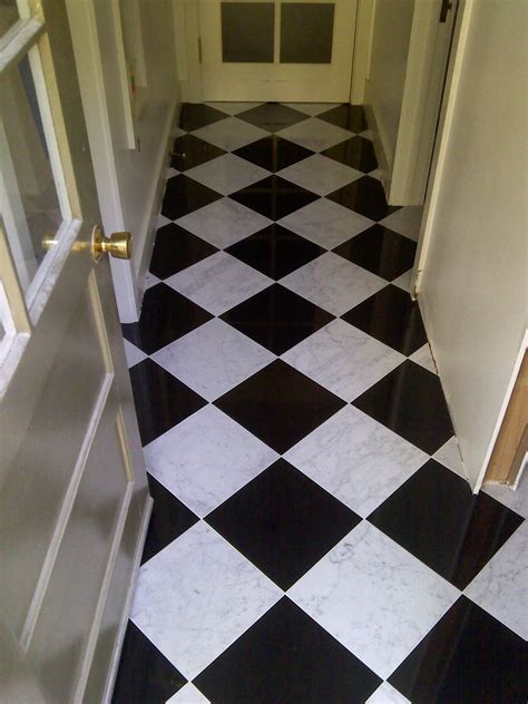 Classic checkerboard floor pattern done in claremont, ca. | Flooring, Rustic flooring, Mosaic ...