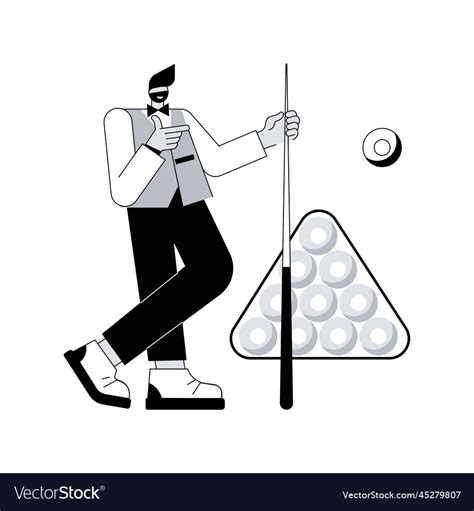 Snooker abstract concept Royalty Free Vector Image