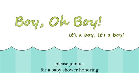 Loving Life Designs - Free Graphic Designs and Printables: Baby Boy Shower Invitation