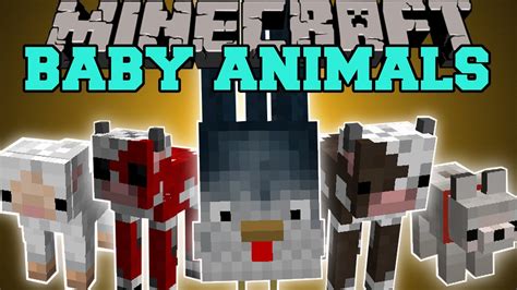 Baby Animals Mod para Minecraft 1.8 - Minecraft Descargas