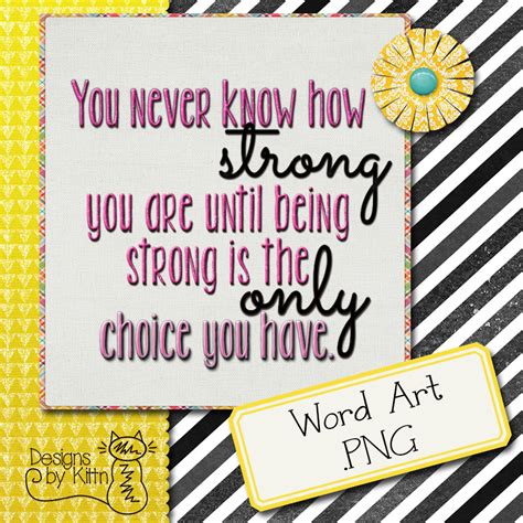 Strong WordArt by DesignsByKittn on DeviantArt