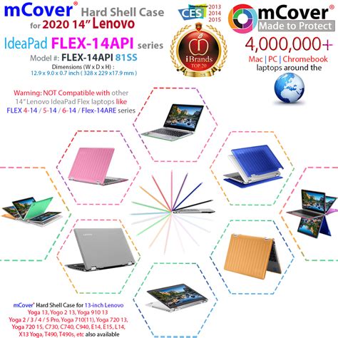 iPearl mCover® Hard shell case for 14-inch Lenovo Ideapad FLEX-14API ...