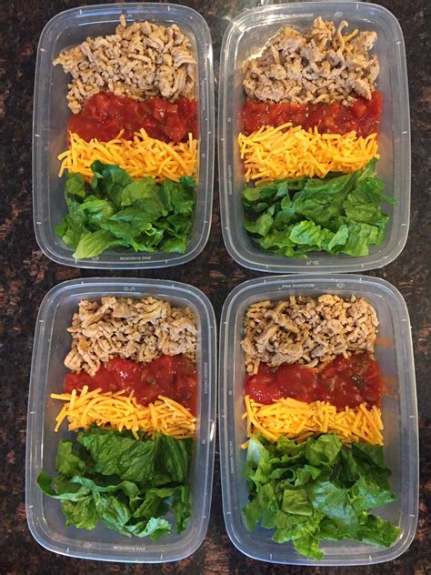 Keto Taco Salad Meal Prep Bowls – Melanie Cooks