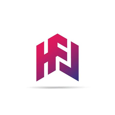 Abstract Colorful HFL letter logo Branding elements template Vector for ...