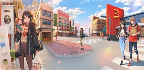 Anime City Wallpaper 4k Pc 1920x1080 Naruto Wallpapers - IMAGESEE