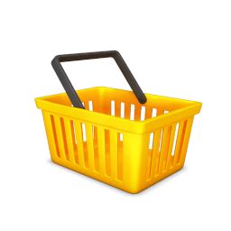 Shopping cart Icon | 3D Vol.2 Iconpack | La Glanz Studio