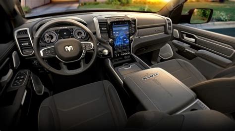 2020 Ram 1500 interior with Rebel, Limited, Laramie and Longhorn