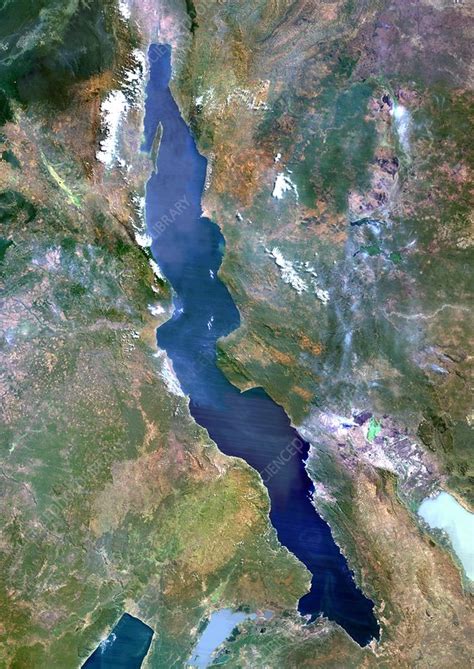 Lake Tanganyika, satellite image - Stock Image - C007/3722 - Science ...