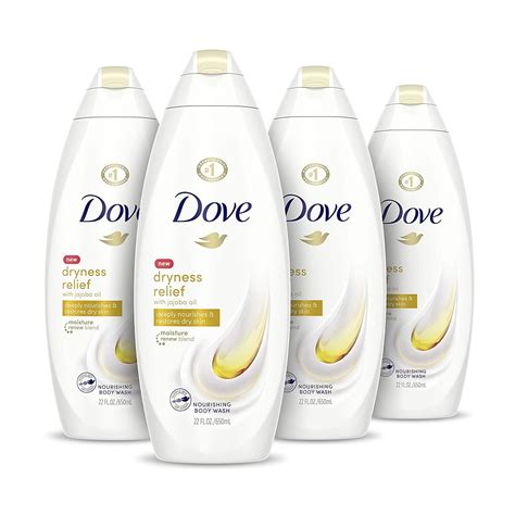 Dove Body Wash for Dry Skin Dryness Relief Effectively Washes Away ...