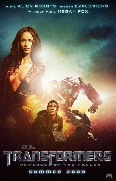 Transformer 2 Revenge of The Fallen Shia LaBeouf & Megan Fox | Transformers movie, Revenge of ...