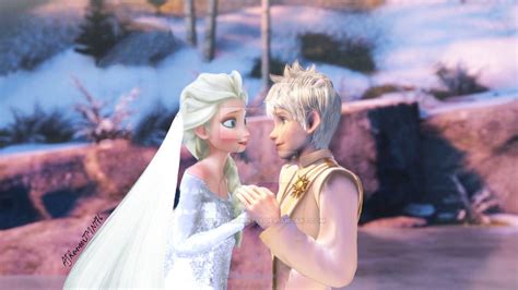 Jack Frost and Elsa' s wedding | Jack frost and elsa, Jelsa, Disney ...