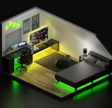 Free Bed And Gaming Setup Trend In 2022 | Room Setup and Ideas