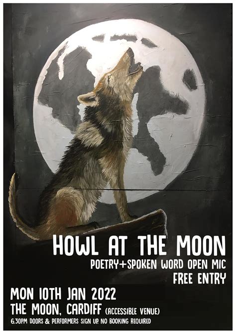 HOWL AT THE MOON: POETRY & SPOKEN WORD OPEN MIC — The Moon, Cardiff