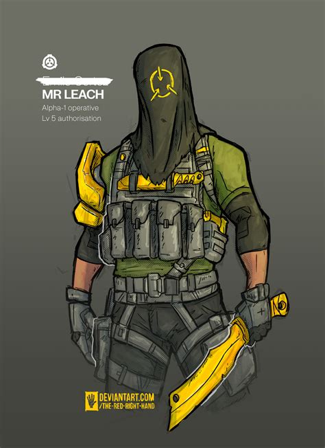 SCP - Alpha 1 Operative. Mr Leach by The-Red-Right-Hand on DeviantArt