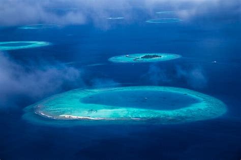 Premium Photo | Aerial view of maldives