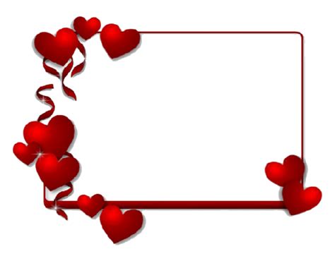 Valentine Frame PNG Clipart - PNG Mart