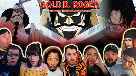 GOLD D. ROGER!!! SENGOKU REVEALS ACE'S FATHER - Reaction Mashup One ...