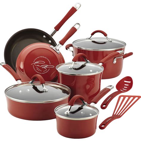 Rachael Ray Cucina 12 Piece Cookware Set & Reviews | Wayfair