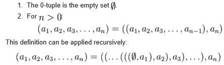 elementary set theory - Associativity of cartesian product and nested ordered n-tuples ...