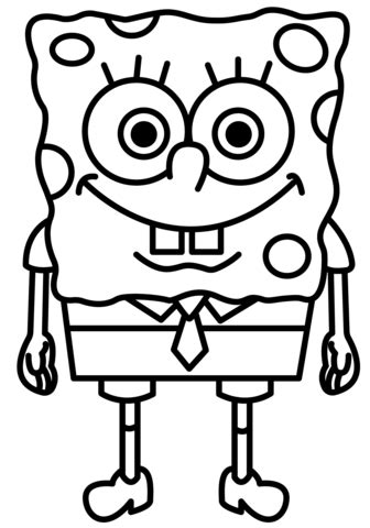 SpongeBob - Free printable Coloring pages for kids - Coloring Library